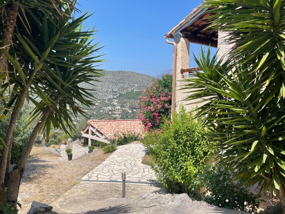 Rez De Jardin, Entre Mer Et Montagne Levens Екстер'єр фото